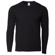Black Premium 100% Cotton Long Sleeve & Printing customisation (76400)