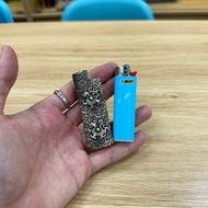 Vỏ Bật Lửa Bic j3 j5 Đồng Thau Chạm Khắc Tứ Linh