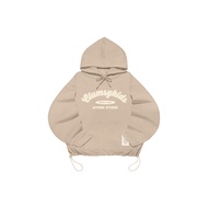 AIAI STUDIO Clumsy Hoodie embroidered with Coffee color
