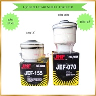 Fuel Filter (Oil Filter) Toyota Fortuner, Hilux, Innova, Prado. Code 23390-0L070, 23390-0L010, F-111