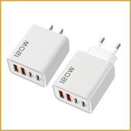 Phone Charger Block 120W 5V2A 4-Port Adapter Head Power Charger Block for Cell Phones Tablets Home T