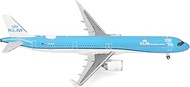 Herpa KLM Airbus A321neo Miniature 1:200 Scale Collectible Model with Base Plastic