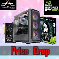(READY STOCK)PRICE DROP RTX3060 3050 PROMO / GAMING PC PACKAGE RTX 3060 3050 / MONSTER HUNTER ELDEN 