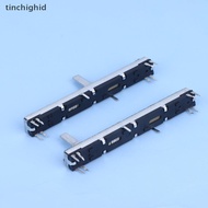 tinchighid 1pcs 75mm Straight Slide Potentiometer 8Pins A103 Double Fader A10K Soundcraft EFX8 Fader