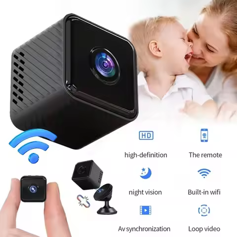 Wifi Smart Home Mini Camera 1080P HD Night Vision Wireless Security Protect IP Cam Remote Monitoring