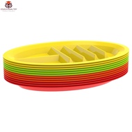 Taco Holder Plates Safe Taco Bar Taco Plates with Dividers for Taco Supplies SHOPSKC0756