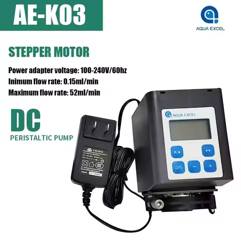 AQUA EXCEL-High Precision Peristaltic Pump, Coral Reef Tank, Aquarium Calcium Reactor, Circulation D