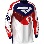 FXR Men's Off-Road Motorcycle Jersey-Ready Stock, New Design Motorcycle Racing Shirt, Mountain Bike 