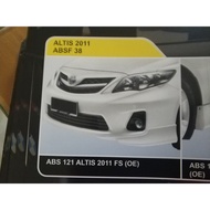 Toyota Altis 2011 fullset bodykit and spoiler