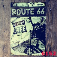 Route 66 Metal Tin Signs Wall Decoration Vintage Cafe Garage Club Bar Pub 3