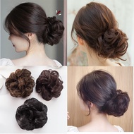 Wig Hair Tie Bun Hair Rope Flower Bun Hair Tie Wig Hair Rubber Band Bun Hairstyle Wig Scrunchies