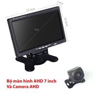 AHD screen and reverse camera set, 7 inch AHD dashboard screen and AHD HN06 reverse camera