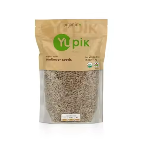 Yupik Organic Sunflower Seeds, No Shell, 2.2 lb 35.2 oz,Non-GMO, Vegan, Gluten-Free, Kosher, Raw See