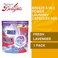 Breeze 5 in 1 Power Laundry Capsules 40s (420g)