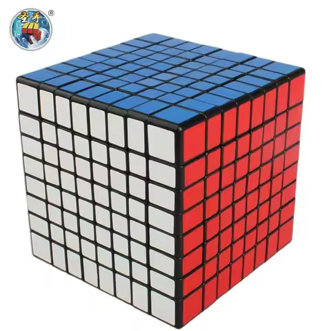 New ShengShou 8x8x8 Magic Puzzle Cubo Magico 6x6 Speed Cube Black Twist 7x7x7 Layers Magic Puzzle Pr