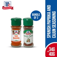 McCormick Spanish Paprika 34g + McCormick Cajun Seasoning 40g | Bundle of 2