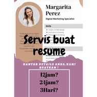 SERVIS BUAT RESUME/CV