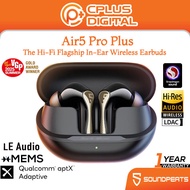 SoundPEATS Air5 Pro Plus TWS Earbuds — xMEMS + 10mm Drivers, Hi-Res Audio, LDAC & aptX Lossless