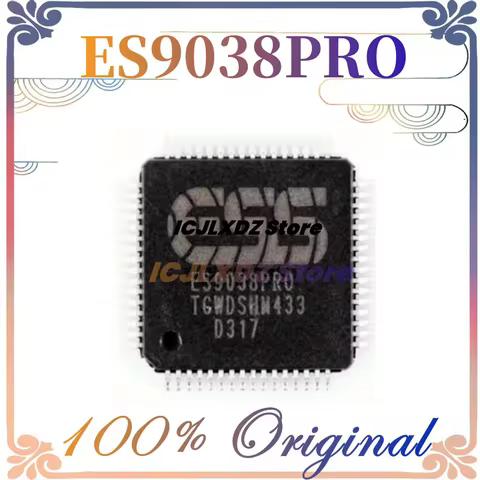 1pcs/lot Original New ES9038PRO ES9038PR0 QFP-64 In Stock