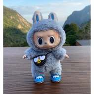 Labubu馬卡龍娃娃鞋【popmart】復古款（真皮）