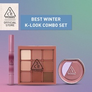 3CE Hue Are You - Winter Bundle (Shine Reflector Lipstick + Multi Eye Color Palette + Blushlighter)