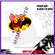 [MAMBY] The Joker Color Sticker 1/Car Sticker/Joker Collection laptop sticker/motorcycle helmet