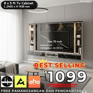 [EE LIFE DESIGN] 8 KAKI TV KABINET / 8ft x 5ft Tv Series / 8FT Tv CABINET [ FREE INSTALLATION ]