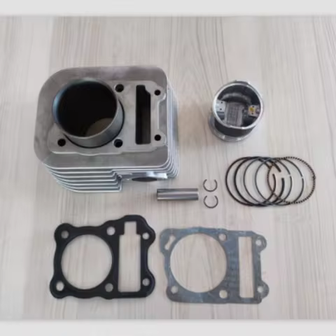 Motorcycle Engine Parts Cylinder Piston Ring Pin Gasket Full Set For Loncin 200cc KAYO AU200 LX200M 
