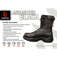 GIDEON ASSAULTER BLACK BOOTS
