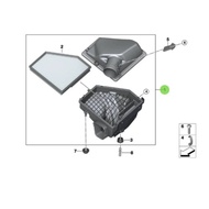 3series 13718601677 F30 330i 430i 120i 320iX 220i Intake muffler