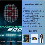 Nanoflare 800 Pro Badminton Racket Has 11-12kg Stretch, Included Handle + Racket Bag And logo Printed On Request, DH Badminton Racket