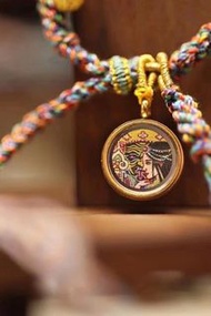 👑西藏手繪唐卡系列👑 扎基拉姆«前世今生»轉輪款