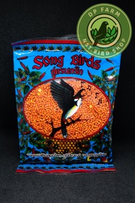อาหารนกกรงหัวจุก ซองเบิร์ด Song Birds บำรุงเสียง เร่งร้อง สูตร นกริก (แบบซอง 130 g)