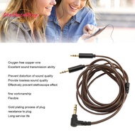 STABLESELLING Earphone Replacement Cable, 3.5mm to Dual 2.5mm Plug and Play Aux Cable, Flexible Upgr