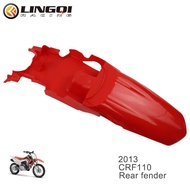 LYNNCHI Motorcycle CRF110 Rear Fender Plastic Wheel Splash Mud Guard Mudguard For CRF 110 2013 Pit D