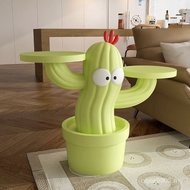 Little Cactus Ornaments Table Bedside Table Coffee Table Mobile Table Side Cream Corner Sofa Living 