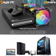 UpHere 120mm RGB PC Fan | Silent USB Cooling Fan for TV Box, Router, PS4 & Laptop 120mm Fan