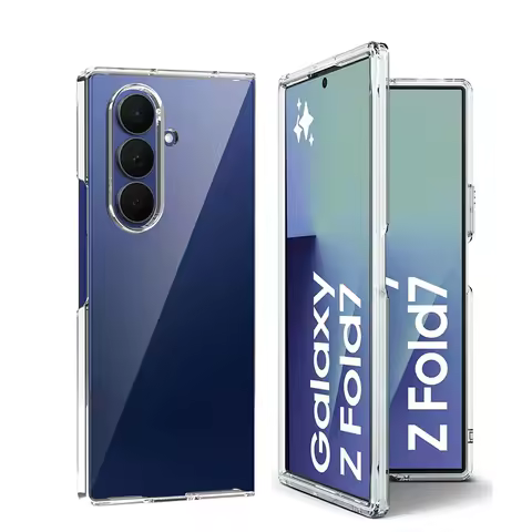 Transparent Case For Samsung Galaxy Z Fold 7 Fold7 ZFold7 5G 2025 SM-F966B/DS 6.5" Clear Crystal Har