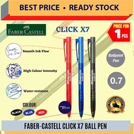 Faber Castell Click X7 / Ball Point Pen / 1422 Ball Pen / Click X Ball Pen / 0.7 Ball Pen / Office P