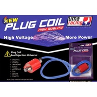 UMA RACING PLUG COIL UNTUK MOTOR INJECTION DAN NON INJECTION YAMAHA Y15/LC135/Y16/SRL110/RS150 💯 ORI