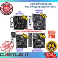 Asus MSI Gigabyte ASRock Intel Z490 Z590 Motherboard Used Pre-owned Tested Working 10th 11th Gen CPU