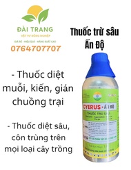 Cyrus chai nhôm 1000ml chuyên diệt muỗi chuồng trại côn trùng sâu hại trên các loại cây