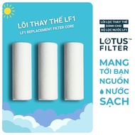 Replacement filter element for shower-mounted LF1 water filter