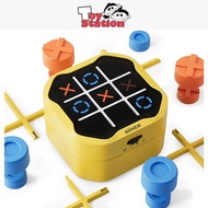 GiiKER Tic-Tac-Toe Bolt 3-in-1 Handheld Console  Puzzle Game, Portable Travel Games for Kids and Adu