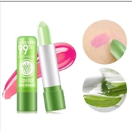 LMS Lip Balm Lipstick Soothing Gel ALOEVERA 99% Lip moisturizer