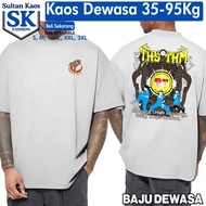 Baju Pria Dewasa Pasger THS/THM Menang Tanpa Sombong Kalah Tanpa Dendam Kaos Semi Katun