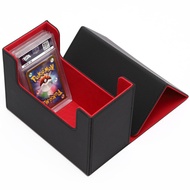 Cospys PSA Storage Case Card Magnetic Storage Box for Graded Cards (Black × Red, for PSA)  [Direct f