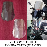 Honda CB500X Tahun (12 - 15) Visor Windscreen Windshield