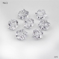 100PCS Plastic Gems Ice Grains Colorful Stones Children Jewels Acrylic Jewels Ice Counter Crystal Di