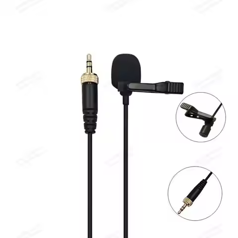 Tie Clip Lapel Wireless Lavalier Microphone For Sennheiser EW100 EW300 G2 G3 Lapel Lavalier Micropho
